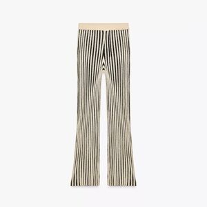 Zara Striped Knit Cut Pants